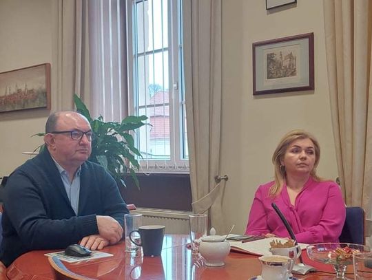 Spotkanie online władz Oleśnicy z władzami Warendorfu