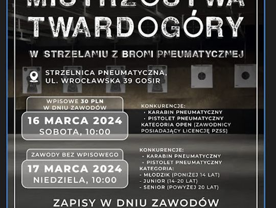 Sprawdzą się w strzelaniu z broni pneumatycznej