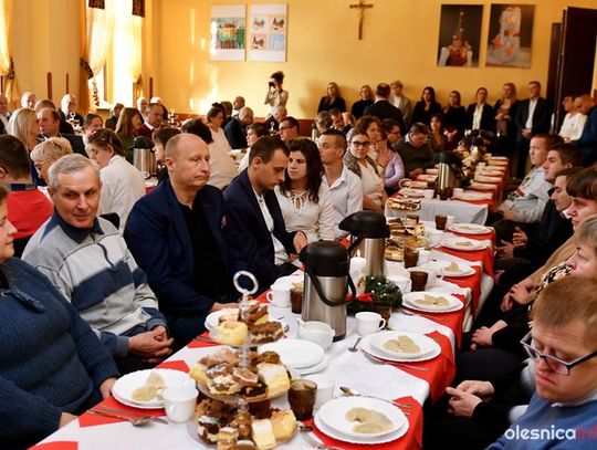 Starosta oleśnicki na opłatku