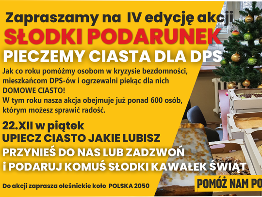 Startuje akcja "Słodki Podarunek". Ty też możesz pomóc!