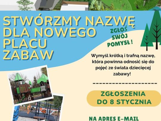 Stwórz razem z nami nazwę dla nowego placu zabaw przy GCK w Dobroszycach