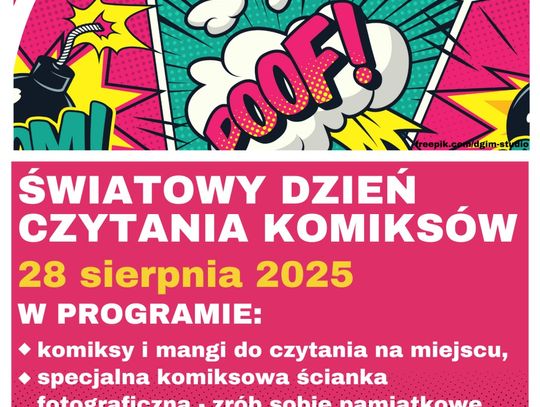 Światowy Dzień Czytania Komiksów w Bibliotece w Oleśnicy!