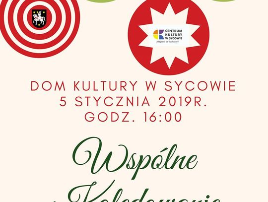 Sycowianie, pośpiewajmy wspólnie kolędy!