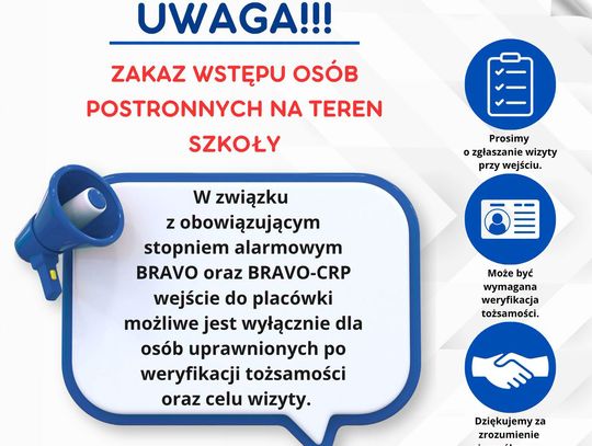 Szkoła zamyka drzwi dla osób z zewnątrz – bez weryfikacji ani rusz!