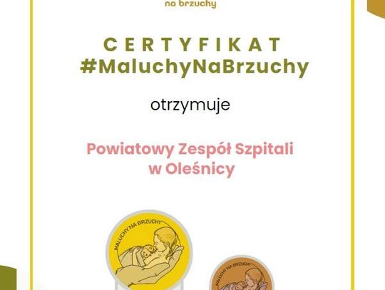 Szpital w Oleśnicy z dwoma medalami! Znalazł się w gronie najlepszych porodówek w Polsce