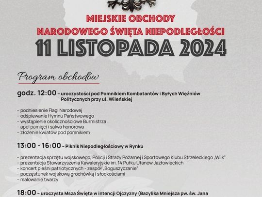 Tak Oleśnica będzie obchodziła Narodowe Święto Niepodległości