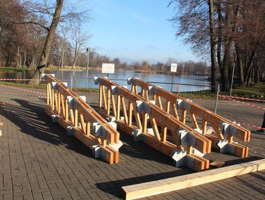 Taki będzie nowy mostek w Parku Nad Stawami w Oleśnicy