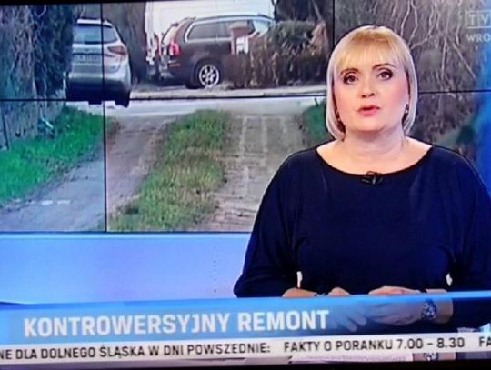 Telewizja o ulicy burmistrza Oleśnicy