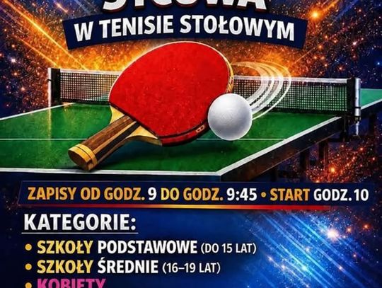 Tenis stołowy rządzi w Sycowie