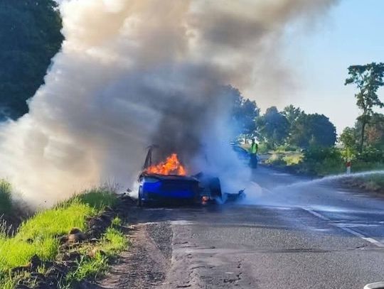Tesla stanęła w ogniu