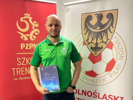 Trener Pogoni Oleśnica z licencją UEFA C
