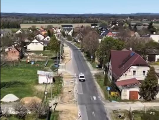 Trwa budowa ścieżki pieszo-rowerowej między Nową Wsią Goszczańską a Goszczem (ROLKA) Trwa budowa ścieżki pieszo-rowerowej między Nową Wsią Goszczańską a Goszczem (ROLKA)