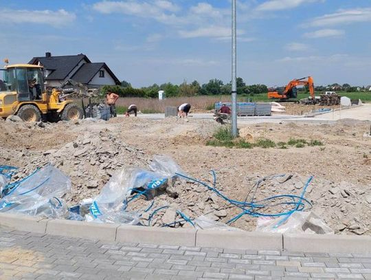 Trwają prace na ulicy Belgijskiej w Oleśnicy