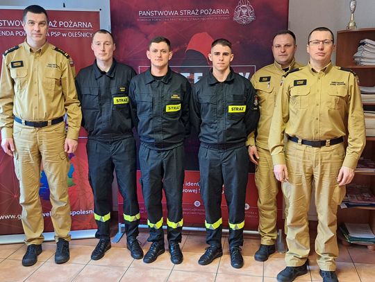 Trzech nowych strażków w Oleśnicy i Sycowie