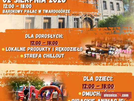 Twardogóra zaprasza na wielką ucztę smaków i atrakcji. Jarmark wraca do pałacowego parku