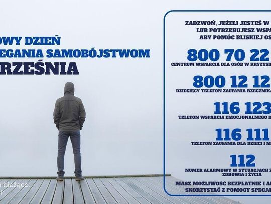 Twoje słowa mogą uratować życie...