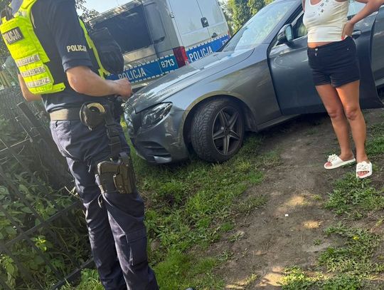 Uciekała przed policją