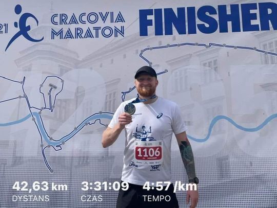 Policjant z Oleśnicy ukończył dziesiąty maraton