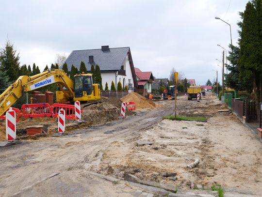 Ulica Kossaka w Sycowie przchodzi modernizację