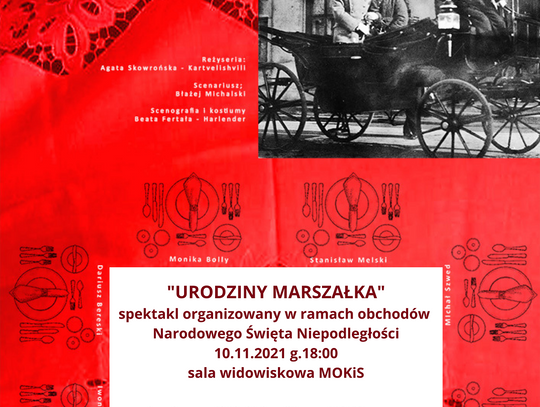 ,,Urodziny Marszałka" na Święto Niepodległości