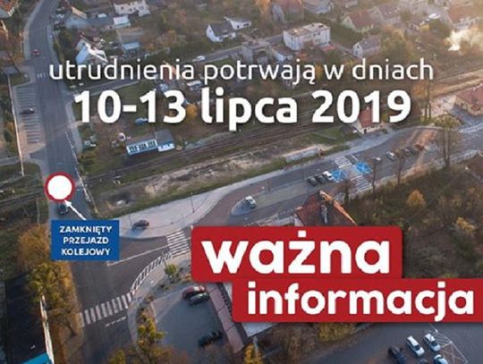 Uwaga, zamykają przejazd kolejowy