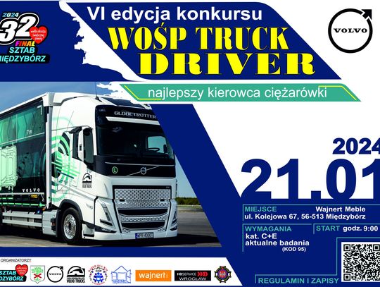 VI edycja konkursu WOŚP Truck Driver