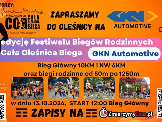 VIII Festiwal Biegów Rodzinnych w Oleśnicy