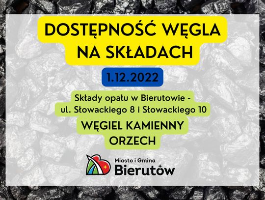 W Bierutowie węgiel już jest
