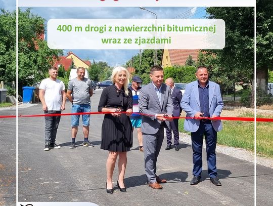 W Gorzesławiu wyremontowano drogę