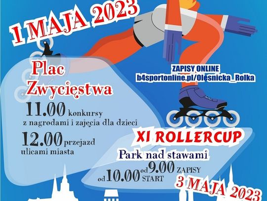 W maju w Oleśnicy jeździmy na rolkach