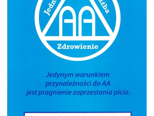 W Oleśnicy rusza spotkanie informacyjne AA. „Jest wyjście” – przekonują trzeźwiejący
