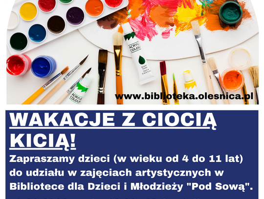 Wakacje z Ciocią Kicią w Bibliotece dla Dzieci i Młodzieży "Pod Sową"