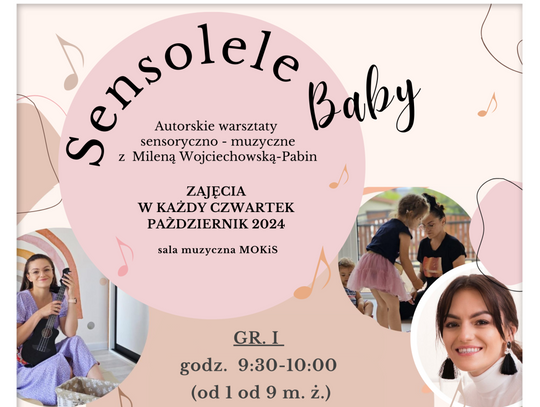 Warsztaty sensoryczno-muzyczne dla dzieci - Sensolele Baby