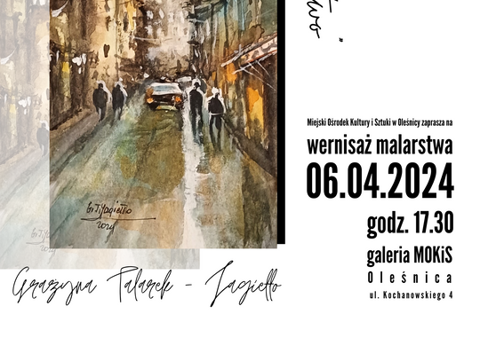 Wernisaż wystawy "Moje malarstwo" Grażyny Talarek-Jagiełło