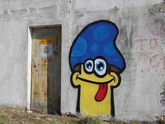 Wesołe graffiti, czyli oleśnicki Banksy
