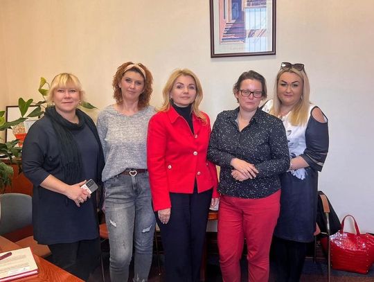 Wiceburmistrz Oleśnicy z liderkami Dolnośląskiego Kongresu Kobiet