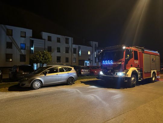 Pożar przy ulicy Wielkopolnej w Oleśnicy