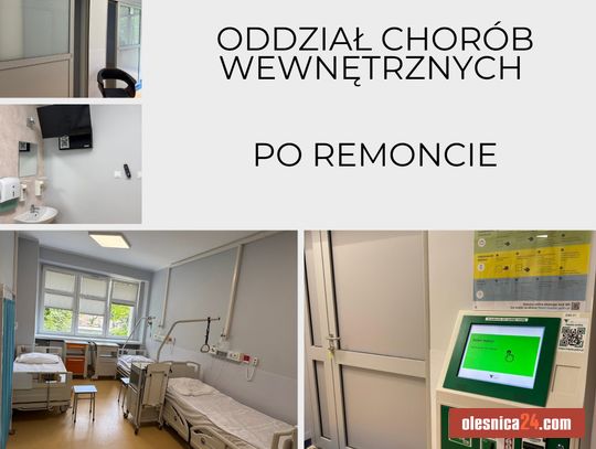 Wielkie zmiany w szpitalu! Pierwszy etap remontu oddziału zakończony