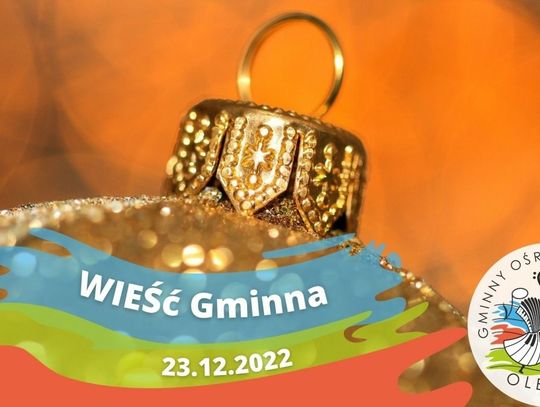 WIEŚć Gminna niesie, że rozbrzmiewają życzenia i kolędy(WIDEO)