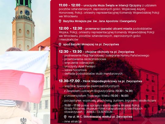 Wojewódzkie Obchody Narodowego Święta  Niepodległości w Oleśnicy