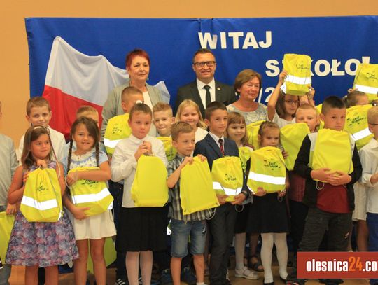 Wójt gminy Oleśnica na rozpoczęciu roku szkolnego