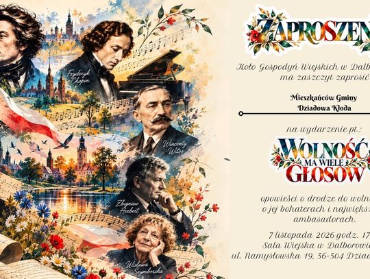 Wolność ma wiele głosów” – patriotyczny wieczór w Dalborowicach
