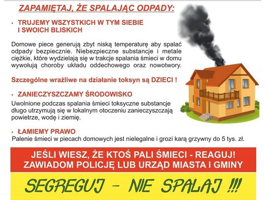 Wszyscy dookoła wiedzą, kto pali odpadami