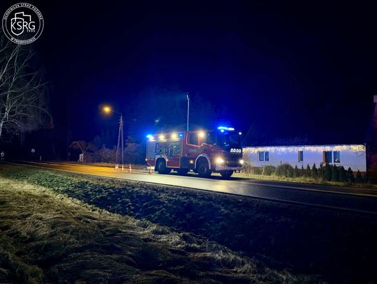 Wybuch butli z gazem w domu jednorodzinnym. Dwie osoby poszkodowane