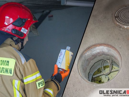 Wybuch chemikaliów w garażu podziemnym w Oleśnicy