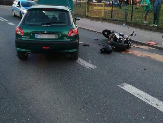 Wypadek motocyklisty. Przyleciał po niego śmigłowiec LPR