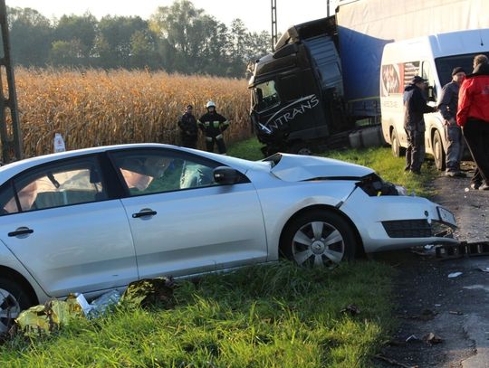 Wypadek na drodze do Bierutowa
