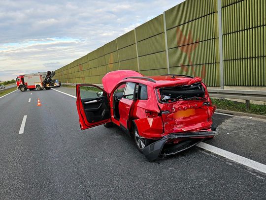 Wypadek na S8. Trzy osoby zostały ranne