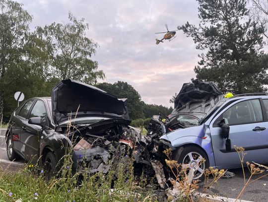 Wypadek w Sokołowicach. Droga jest zablokowana