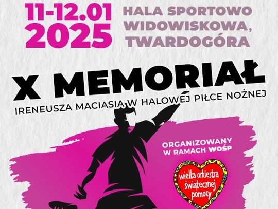 X Jubileuszowy Memoriał Ireneusza Maciasia za tydzień